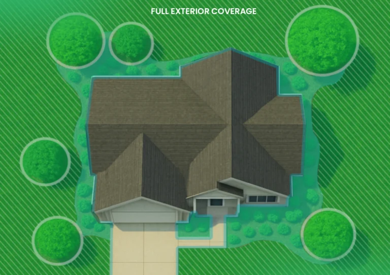 Outdoor Pest Control Treatment Coverage